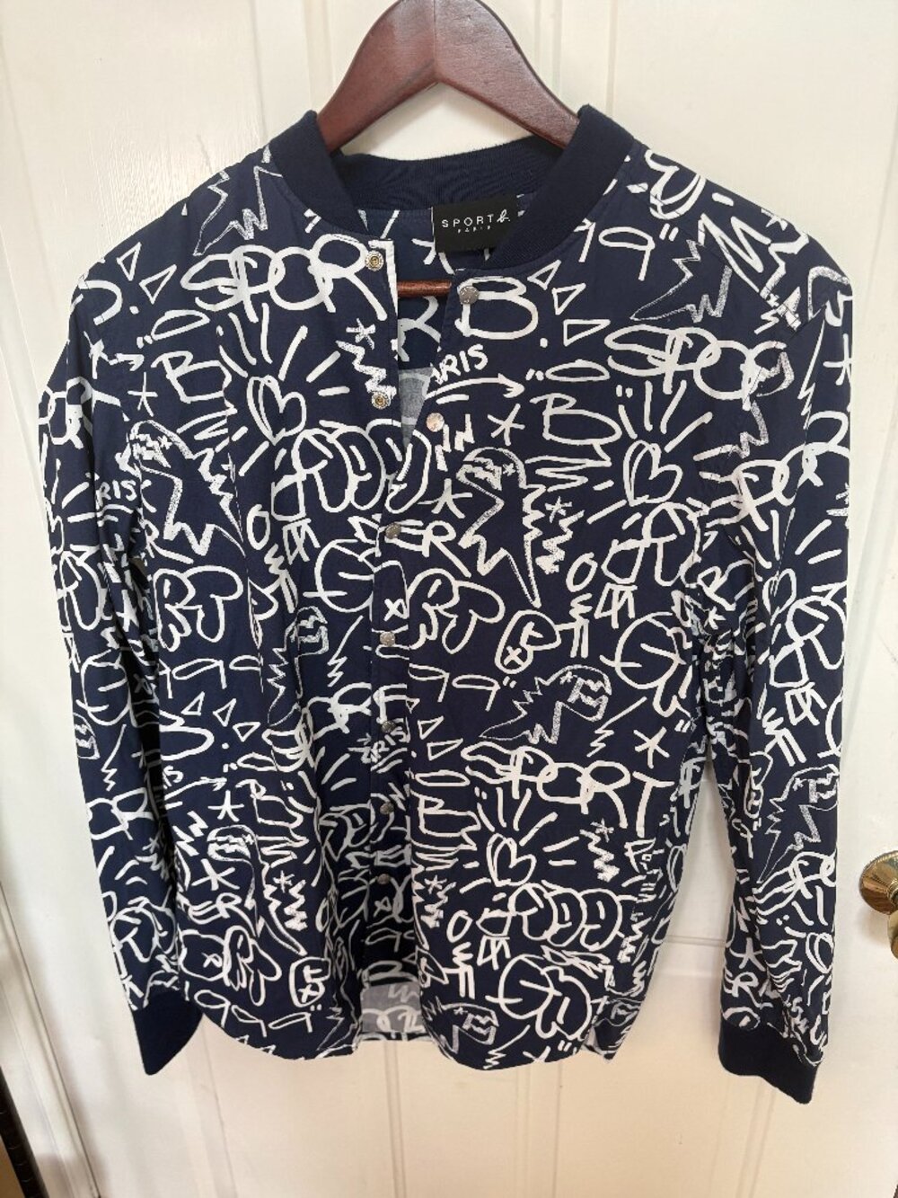 SPORT b. by agnès b. Graffiti All-Over Print Jacket – Like New